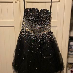 Teen beautiful black dress worn once